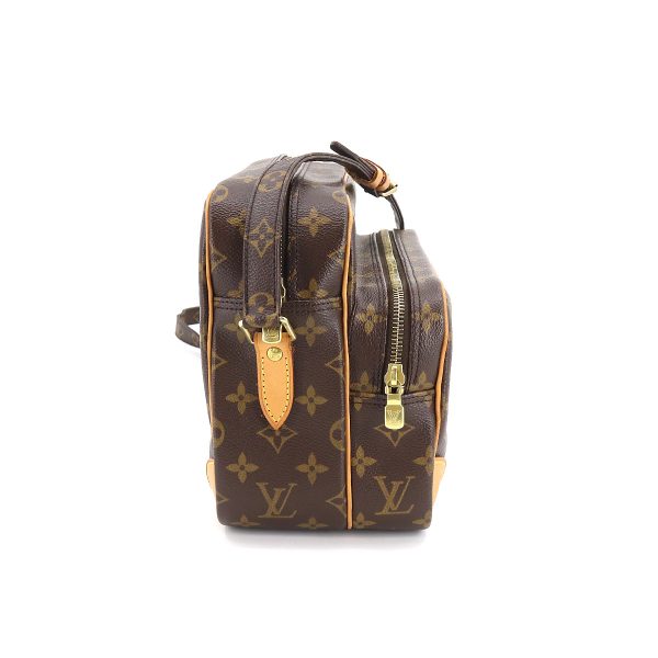 3 Louis Vuitton Monogram Nile Shoulder Bag Brown Gold Hardware