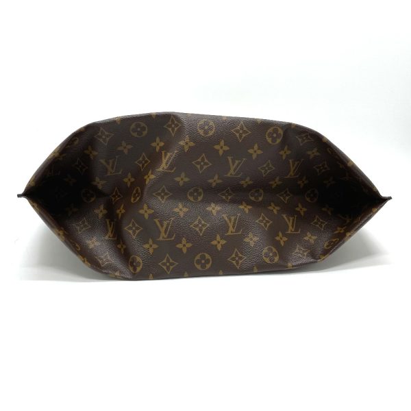 3 Louis Vuitton Monogram Handbag Tote Bag Brown