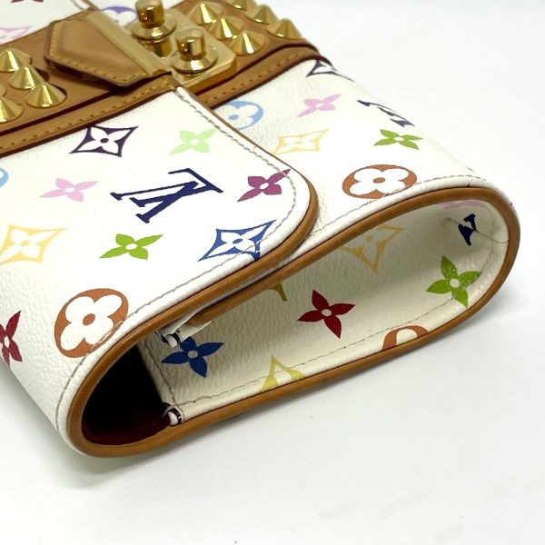 3 Louis Vuitton Monogram Pochette Clutch Bag Multicolor