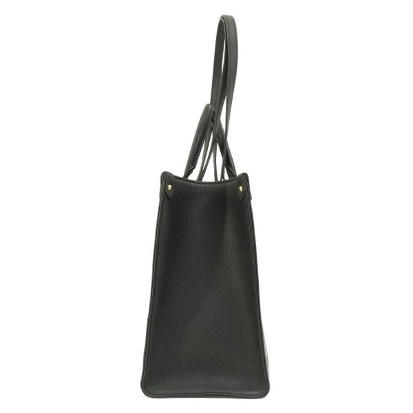 3 Louis Vuitton On The Go MM Bicolor Black Beige Handbag Amplant