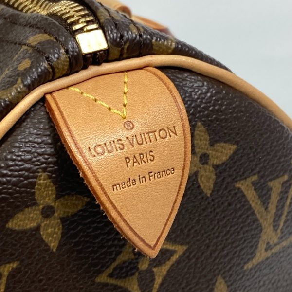 3 Louis Vuitton Monogram Speedy 25 Bag Mini Boston Bag Brown