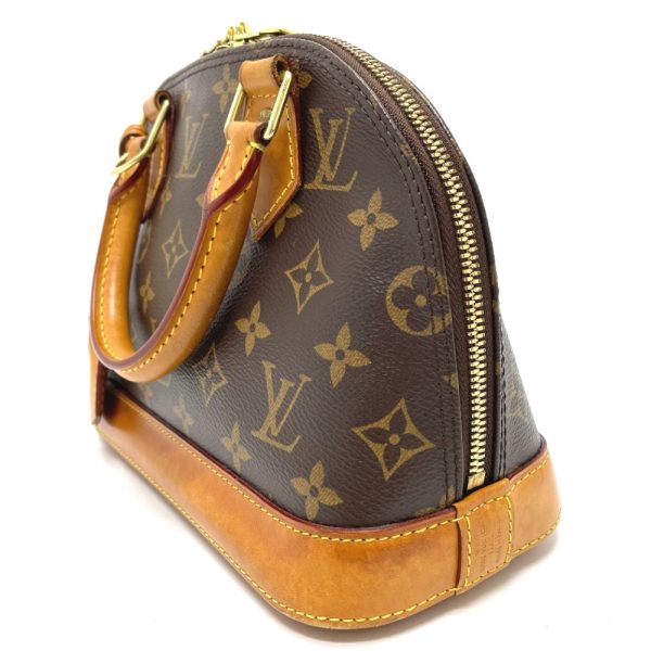 3 Louis Vuitton Monogram Alma BB Handbag Shoulder Bag Brown