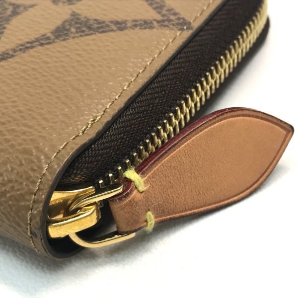 3 Louis Vuitton Monogram Giant Zippy Wallet Brown