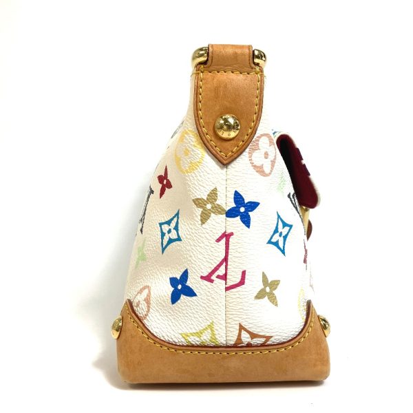 3 Louis Vuitton Monogram Multicolor Eliza Shoulder Bag White