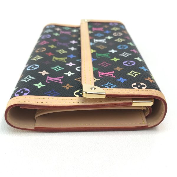 3 Louis Vuitton Monogram Multicolor Portefeuille Long Wallet