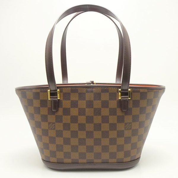 3 Louis Vuitton Damier Manosque PM Ebene Tote Bag