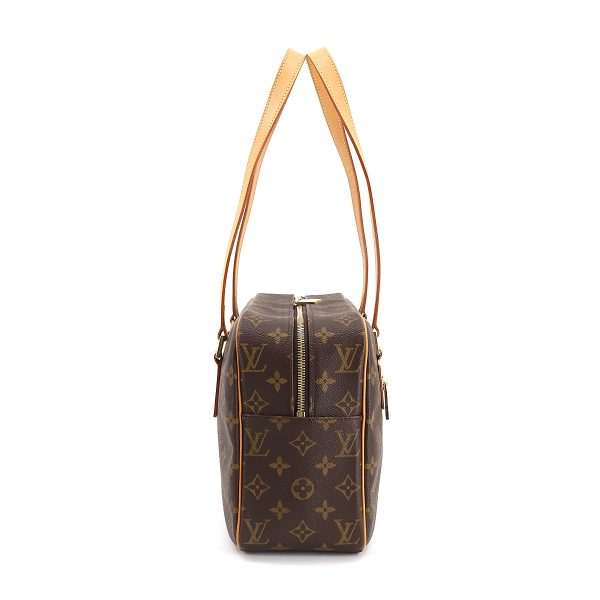 3 Louis Vuitton Monogram Cite GM Shoulder Bag Brown