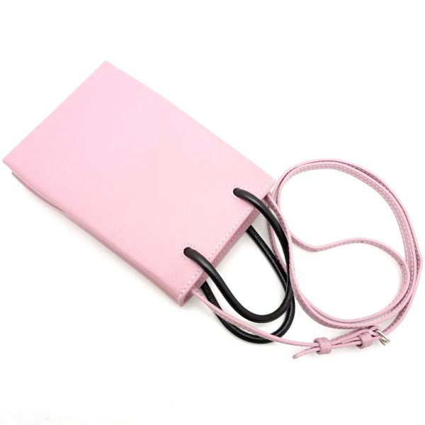 3 Balenciaga Holder Calf Pink Crossbody Shoulder Bag