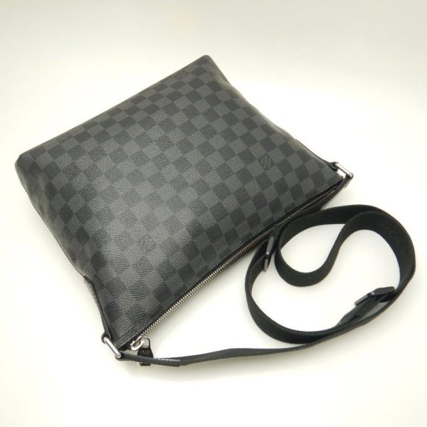 3 Louis Vuitton Damier Graphite Mick PM Diagonal Shoulder Bag