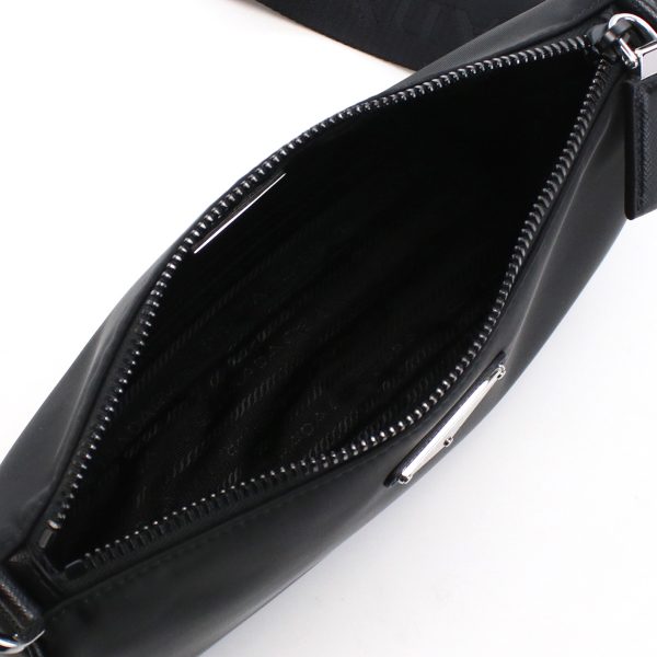 3 Prada Shoulder Bag Triangle Black