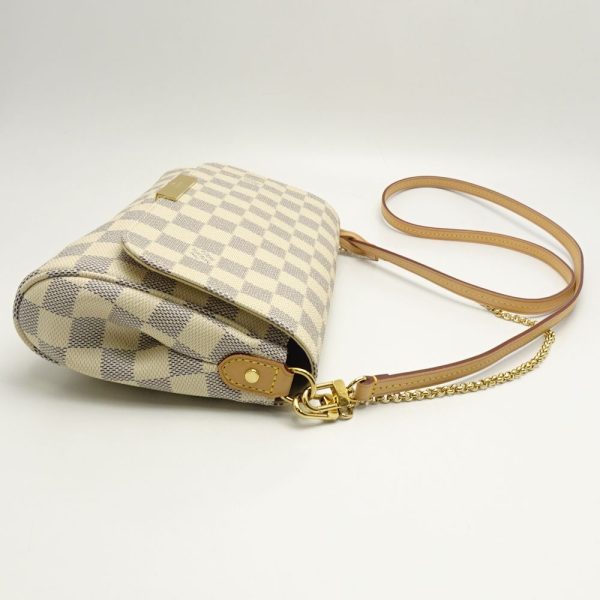 3 Louis Vuitton Damier Azur Favorite MM 2WAY Bag