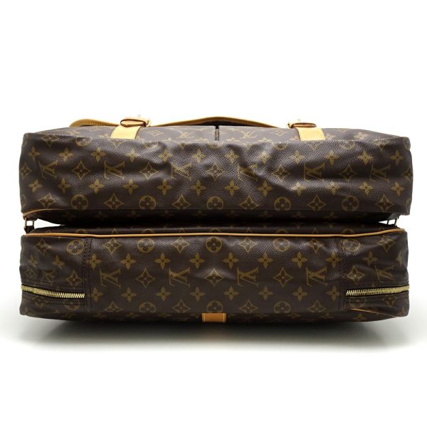 3 Louis Vuitton Monogram Saccious Brown 2WAY Bag Travel Bag