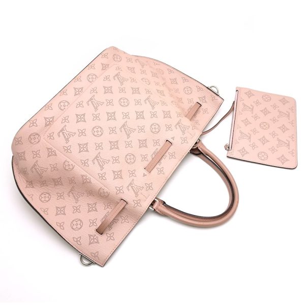 3 Louis Vuitton Mahina Girolatta Magnolia 2WAY Bag Pink