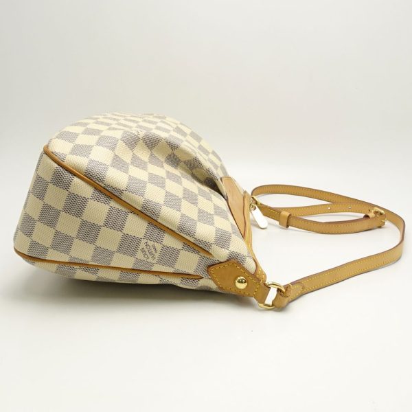 3 Louis Vuitton Damier Azur Siracusa PM Diagonal Shoulder Bag