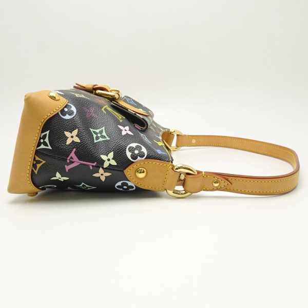 3 Louis Vuitton Multicolor Eliza Noir Semi Shoulder Bag Black