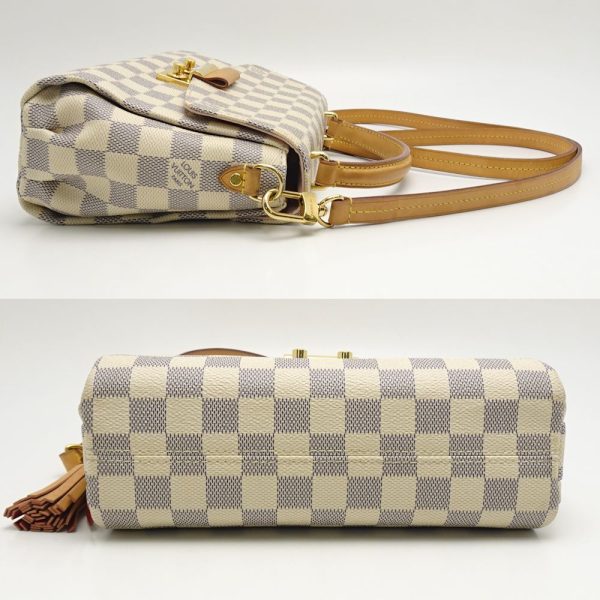 3 Louis Vuitton Damier Azur Croisette 2WAY Bag