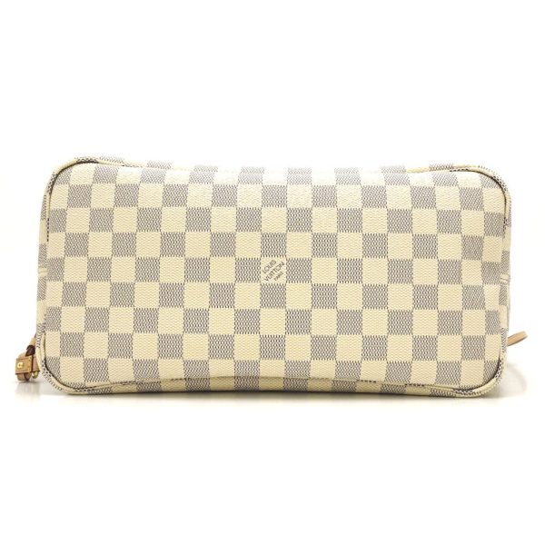 3 Louis Vuitton Damier Azur Neverfull MM Rose Ballerine Tote Bag