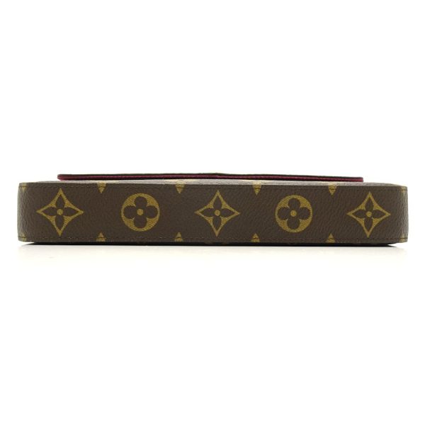 3 Louis Vuitton Monogram Pochette Felicie Brown