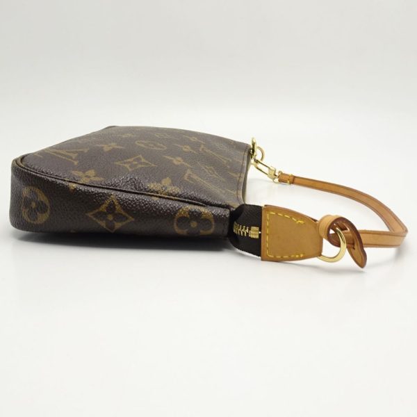 3 Louis Vuitton Monogram Pochette Accessoire Brown Accessory Pouch