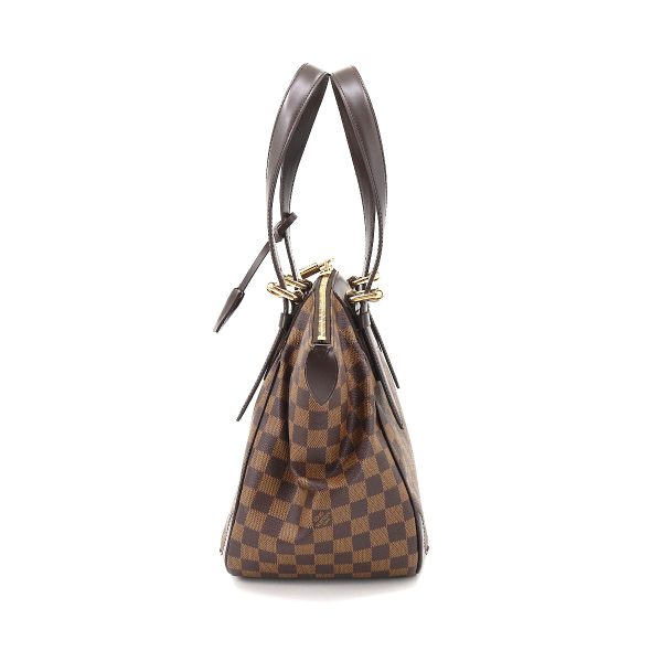 3 Louis Vuitton Damier Verona MM Shoulder Bag Ebene Gold Hardware