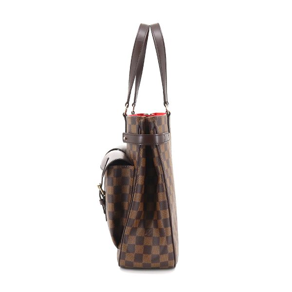 3 Louis Vuitton Damier Uzes Tote Bag Brown Ebenea