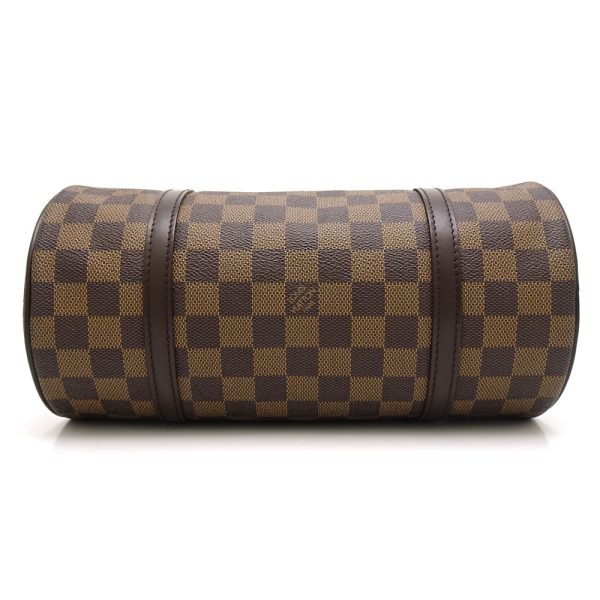 3 Louis Vuitton Damier Papillon PM Ebene Handbag Brown