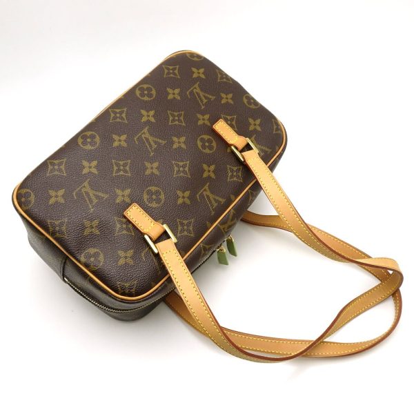 3 Louis Vuitton Monogram Cite MM Brown Shoulder Bag