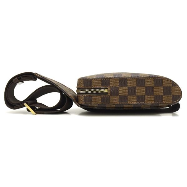 3 Louis Vuitton Damier Jeronimos Ebene Body Bag Brown