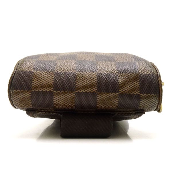 3 Louis Vuitton Damier Jeronimos Ebene Body Bag Brown