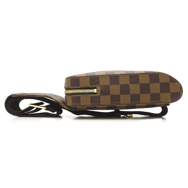 3 Louis Vuitton Damier Jeronimos Ebene Body Bag Brown