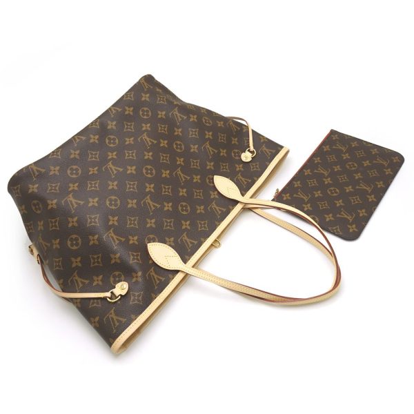 3 Louis Vuitton Monogram Neverfull MM Series Tote Bag