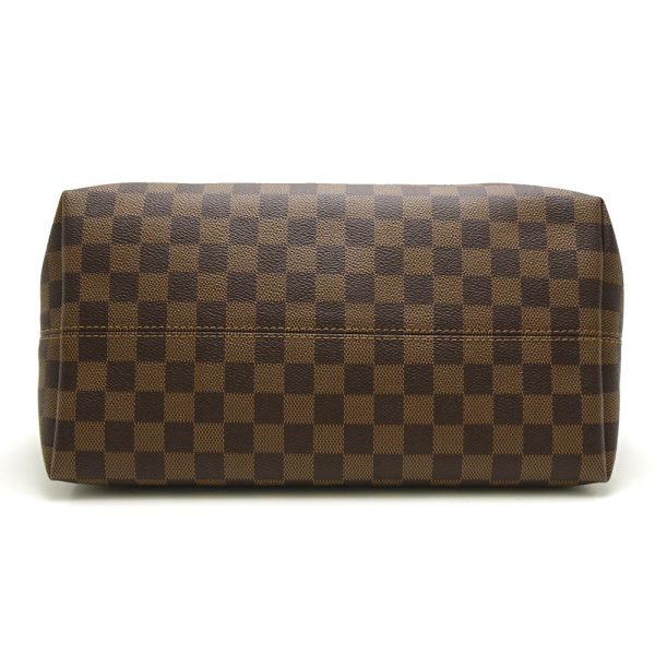 3 Louis Vuitton Damier Jena MM Ebene Shoulder Tote Brown Bag