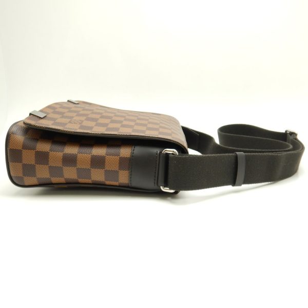 3 Louis Vuitton Damier Naviglio PM NM Ebene Diagonal Shoulder Brown