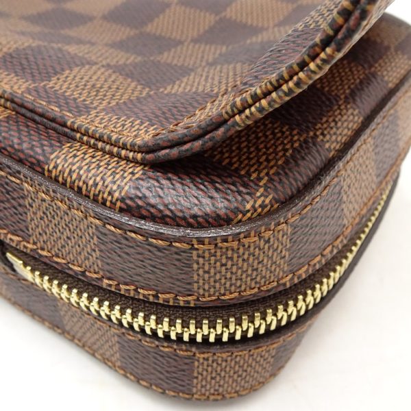 3 Louis Vuitton Body Bag Damier Ebene Jeronimos Brown