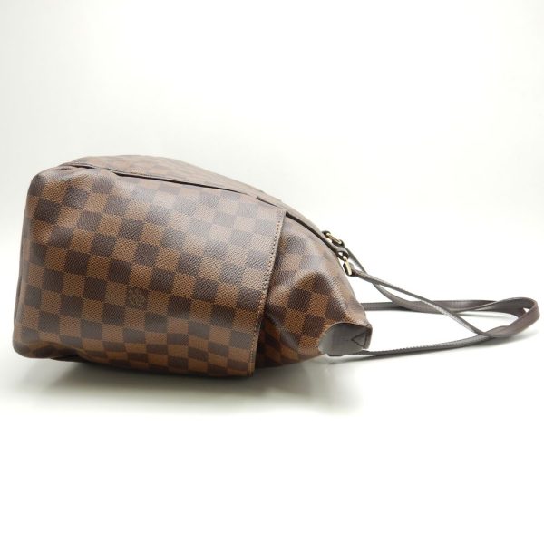 3 Louis Vuitton Damier Totally MM Ebene Shoulder Bag Brown