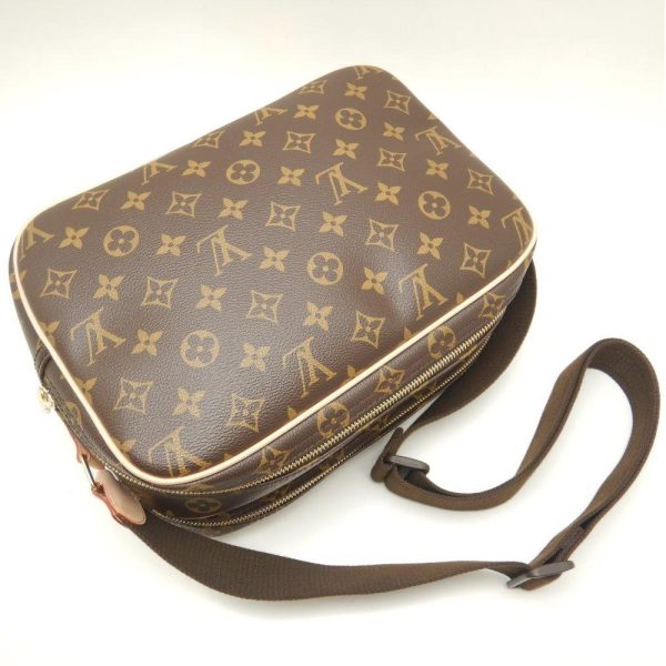 3 Louis Vuitton Monogram Reporter PM Brown Diagonal Shoulder