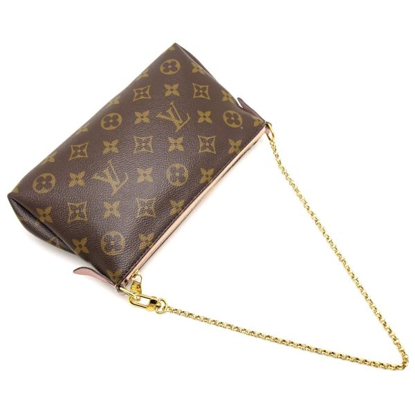 3 Louis Vuitton Monogram Para Scratch Brown 2WAY Bag Crossbody