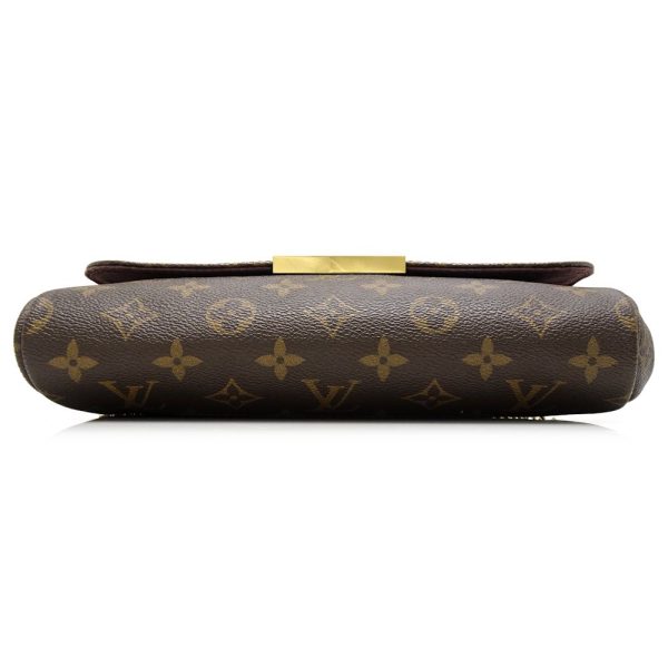 3 Louis Vuitton Monogram Favorite MM 2WAY Bag Brown