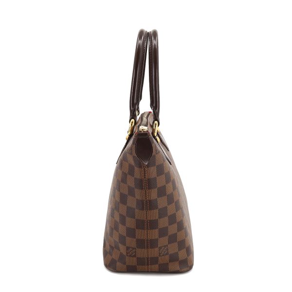 3 Louis Vuitton Damier Saleya PM Tote Bag Ebene Brown Gold Hardware