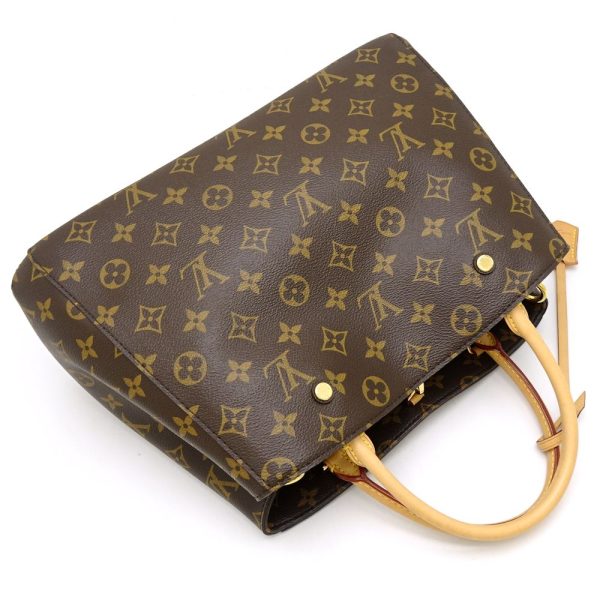 3 Louis Vuitton Monogram Montaigne MM Brown 2WAY Bag