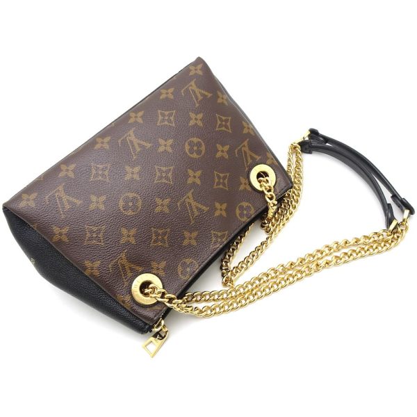 3 Louis Vuitton Monogram Surene BB Noir Chain Shoulder Bag Black