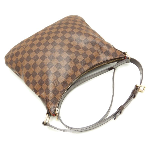 3 Louis Vuitton Damier Bloomsbury PM Ebene Diagonal Shoulder Brown