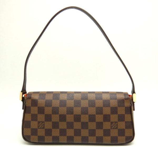 3 Louis Vuitton Damier Recoleta Ebene Handbag Brown