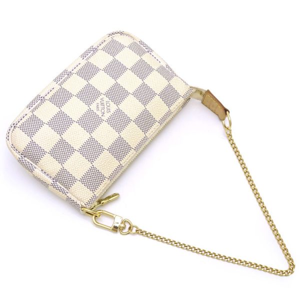 3 Louis Vuitton Damier Azur Mini Pochette Accessoire Accessory Pouch