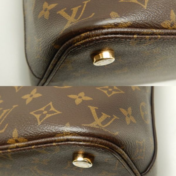 3 Louis Vuitton Monogram Lockit MM Brown Handbag