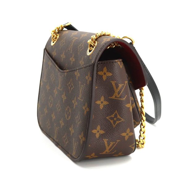 3 Louis Vuitton Monogram Passy Chain Shoulder Bag Brown Black