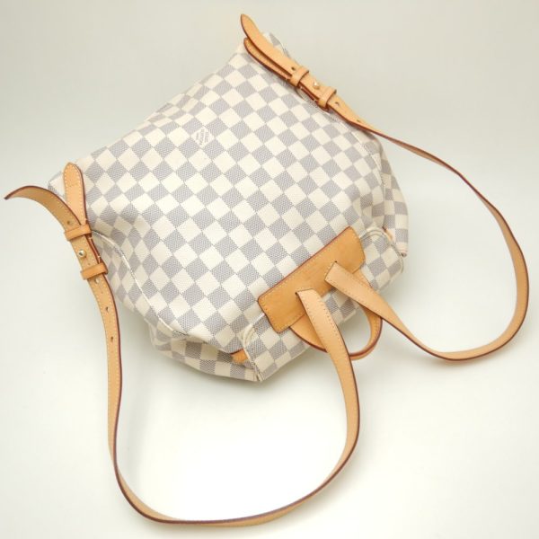 3 Louis Vuitton Damier Azur Sperone Backpack