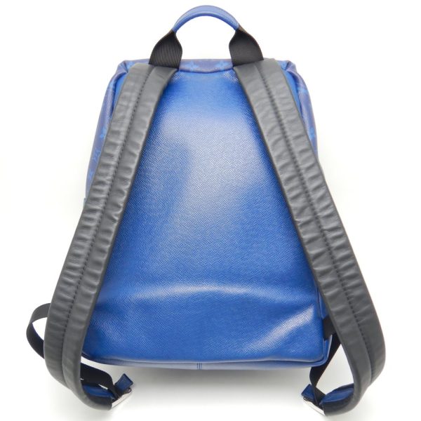 3 Louis Vuitton Discovery Backpack Cobalt Taiga Monogram Blue