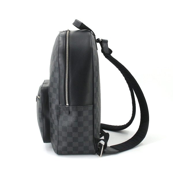 3 Louis Vuitton Damier Graphite Josh Backpack Rucksack Black Gray