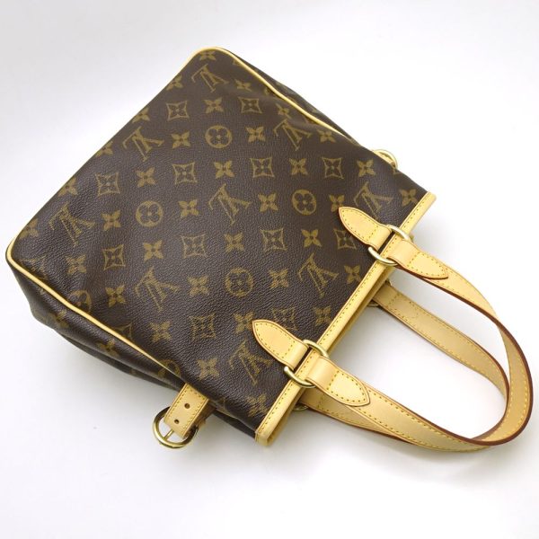 3 Louis Vuitton Monogram Batignolles Brown Tote Bag